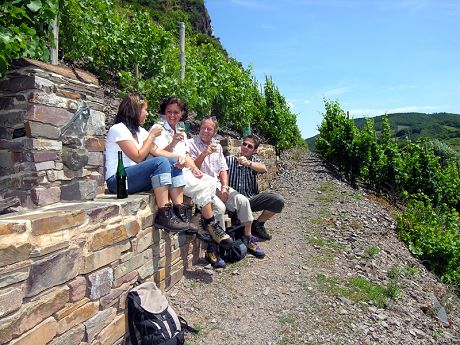 Wanderer beim Conder Himmelstreppchen
