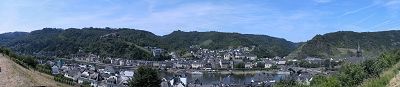 Panoramabild von Cochem