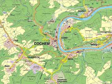Online-Stadtplan Cochem